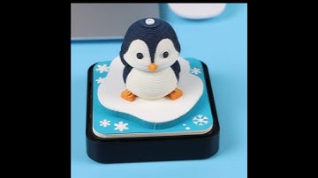 #Omoshiroi Block#3D Memo Pad#Calendar2025#Penguin#3D Paper Carved Notes#Miniature#Office Accessories