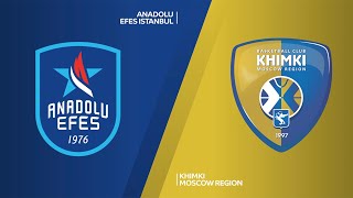 Anadolu Efes Istanbul - Khimki Moscow Region Highlights | Turkish Airlines EuroLeague RS Round 20