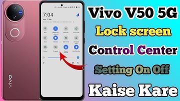 Vivo V50 5g Lock Screen Control Centre Setting Kaise On Kare // Lock Screen Control Centre In Vivo