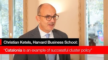 Christian Ketels, Harvard Business School: “Catalonia is an example of successful cluster policy”