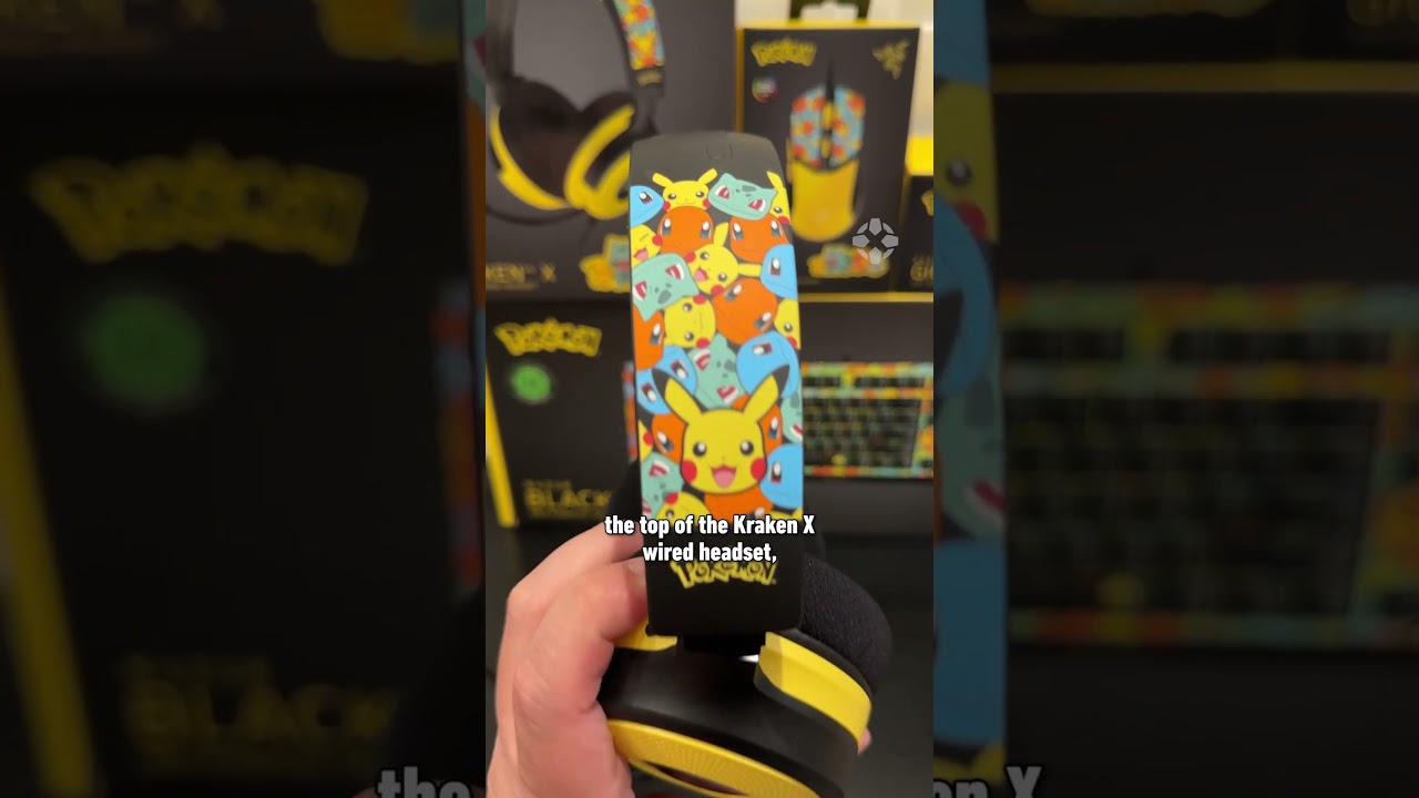 Pokemon x Razer gaming accessories!