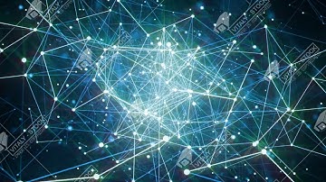 Abstract plexus shapes. Digital, communication and technology background