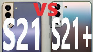 Samsung Galaxy S21 vs Samsung Galaxy S21+  - SPEED TEST + multitasking - Which is faster!?