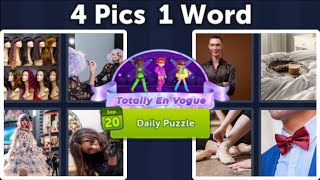 4 Pics 1 Word Daily Puzzle September 20 2023 Totally En Vogue, Levels 5496-5500