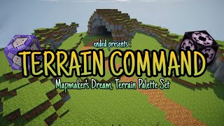 Brush Terrain Command minecraft (Mapmaker's dream, palette set)