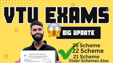 Vtu Exams Big Update 😱😨