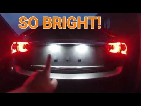 q50 license plate light