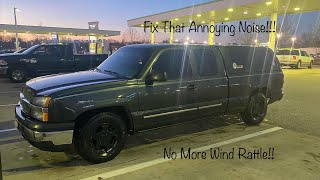 Chevy Silverado Cateye Truck windshield cowl trim repair (Chevy Silverado 2002-2007)