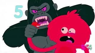 Super Simple Songs Gorilla Eats The Fingers Intro Logo Sponsored By Klasky Csupo 2001