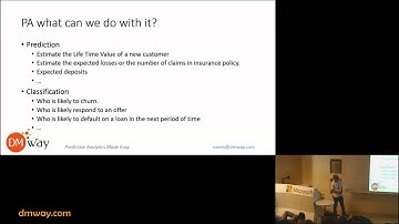 Introduction to Predictive analytics