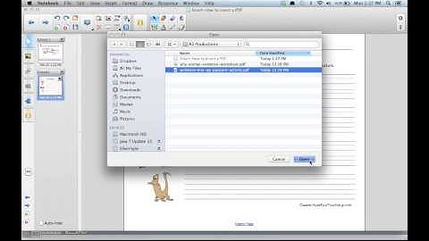 Smart Notebook: Import PDF