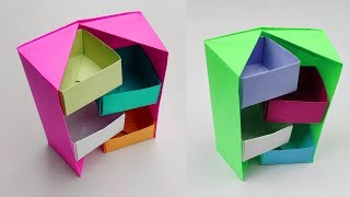 DIY Secret Stepper Box | Paper Craft | Secret Box | Origami Secret Stepper Box Tutorial