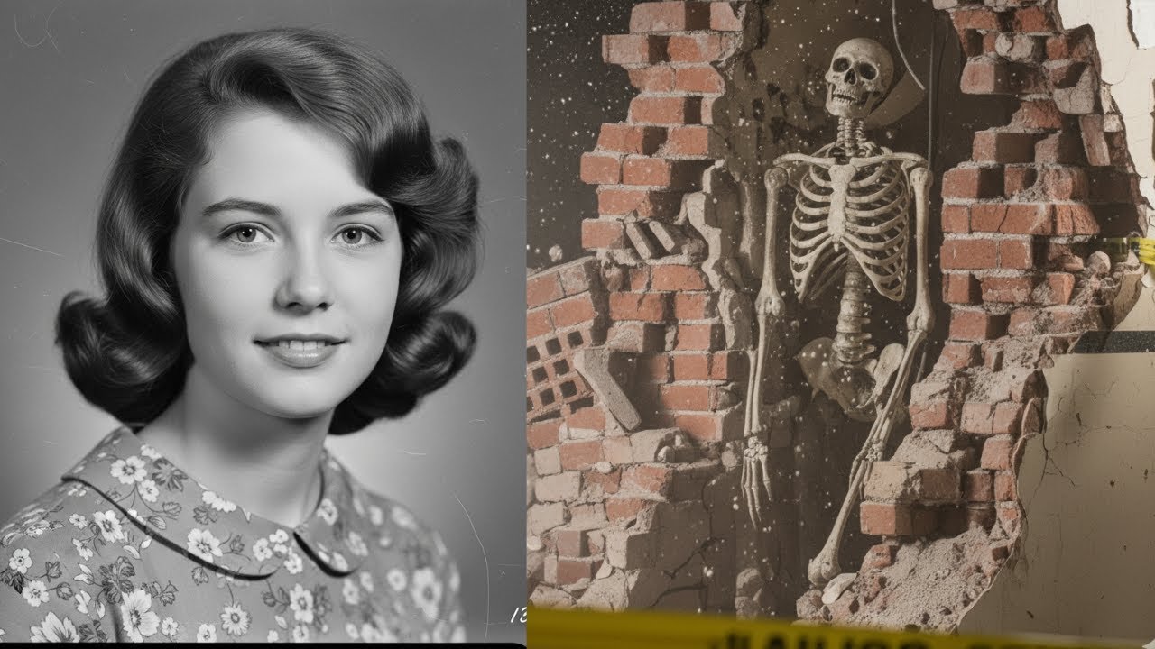 Jamais revenue du cinéma en 1962 — restes trouvés derrière mur scellé lors démolition