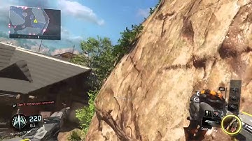 How To Get On Top Of The Waterfall On Hunted In BO3!!