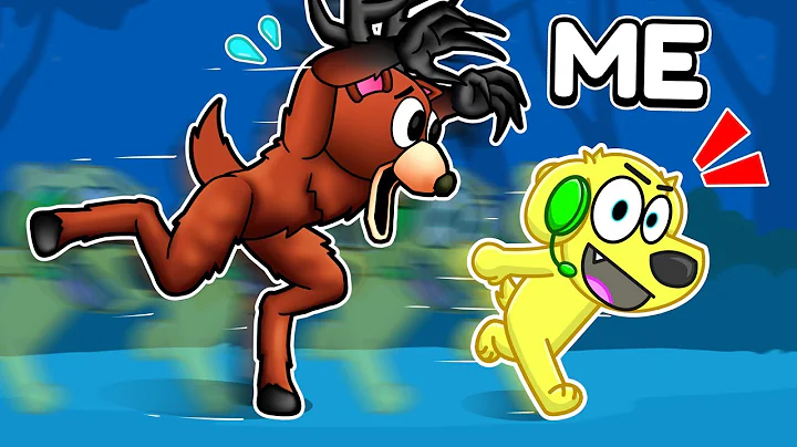 Escaping the DEER MONSTER with +1 Speed Every Second!