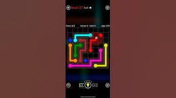FLOW FREE MANIAS 8x8 LEVEL 37 COMPLETE SOLUTION #android #games #level #flowfree #solution