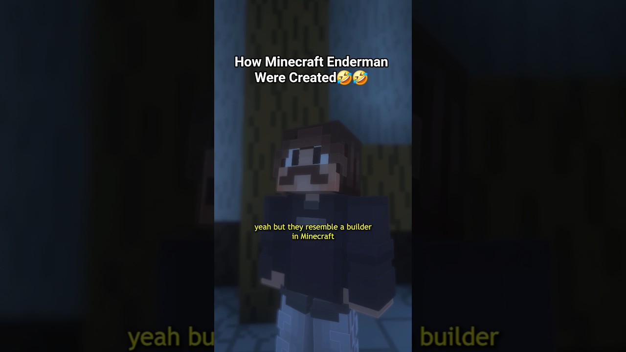 How Minecraft Enderman Were Created🤣🤣