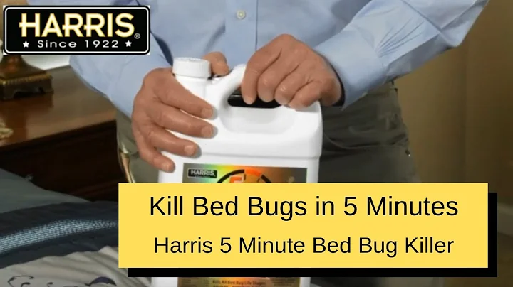 Kill Bed Bugs in 5 Minutes | Harris 5 Minute Bed Bug Killer