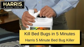 Kill Bed Bugs in 5 Minutes | Harris 5 Minute Bed Bug Killer