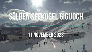 Sölden Seekogel Gigijoch 11 november 2023