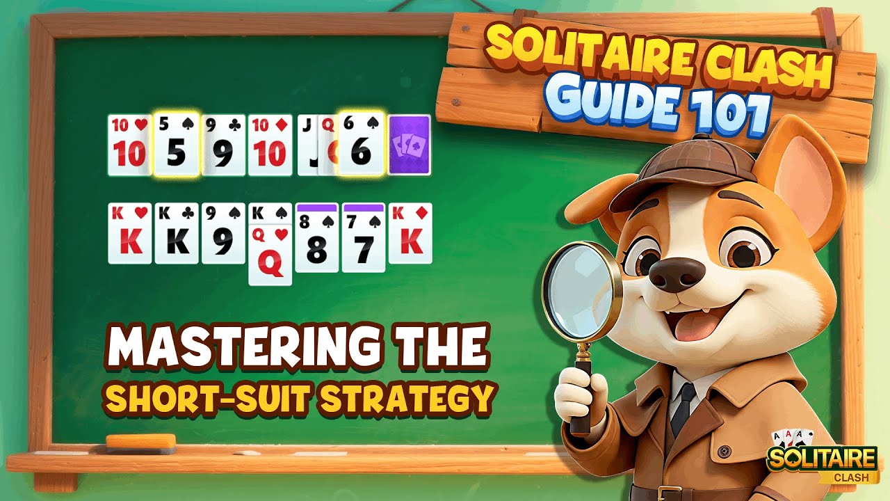 Solitaire Clash 101: Master Short Suit Priority to Win Late Games 🏆🃏