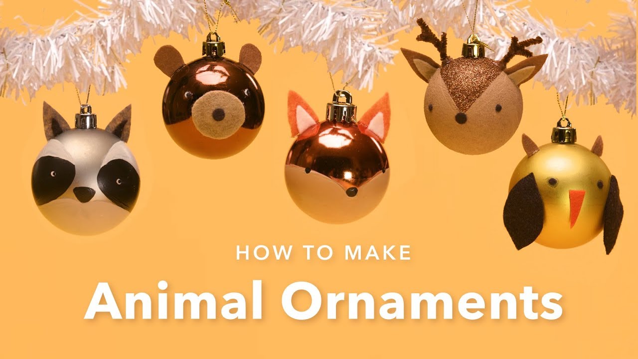 Diy Woodland Creature Ornaments Youtube