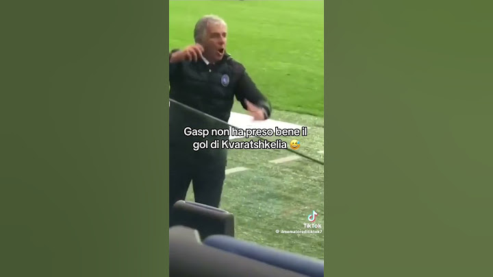 Gasperini dopo il gol di Kvara #forzanapolisempre #napoli