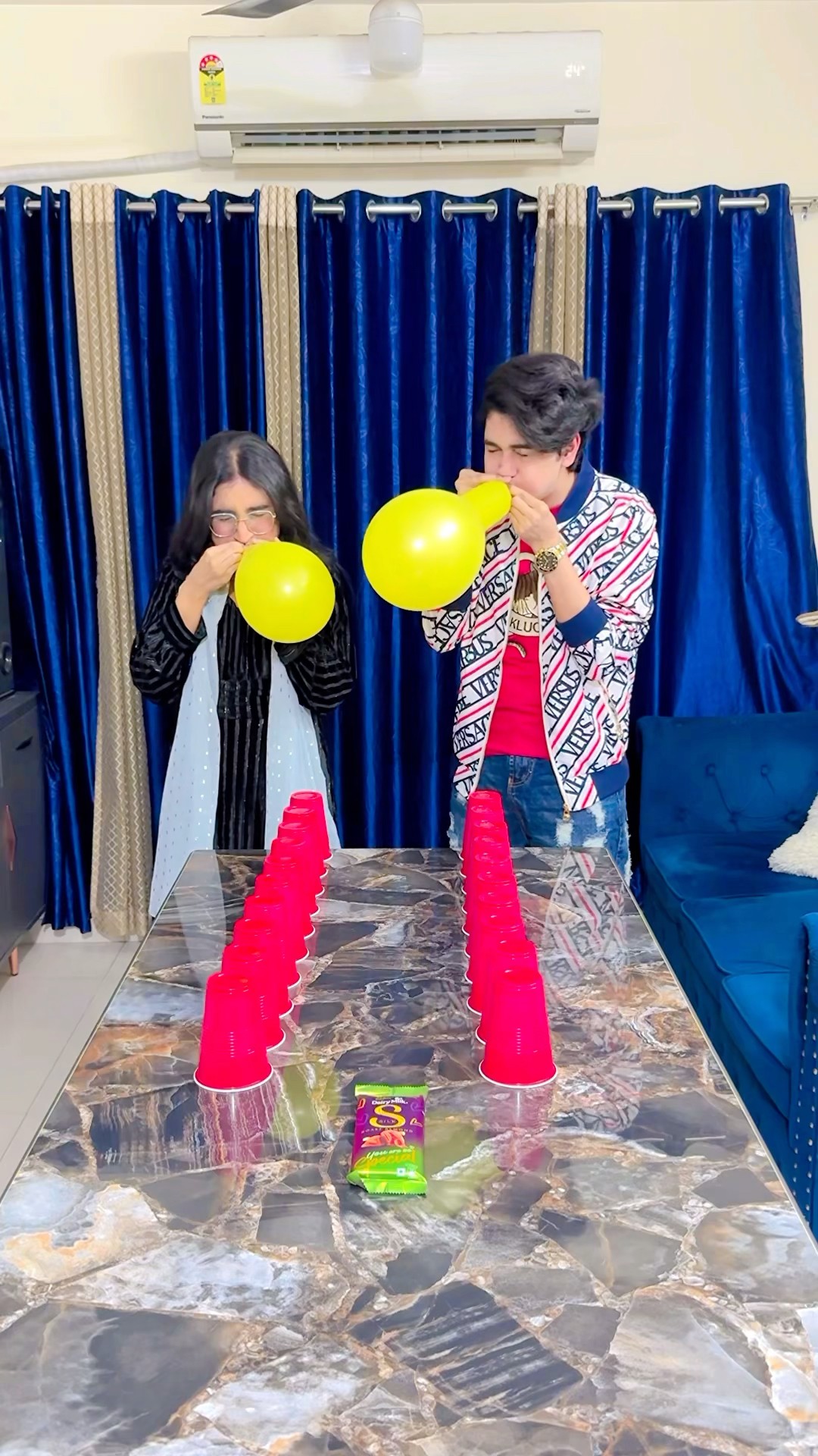 Balloon First Burst Challenge?? #zidaanshahidaly #games #shorts