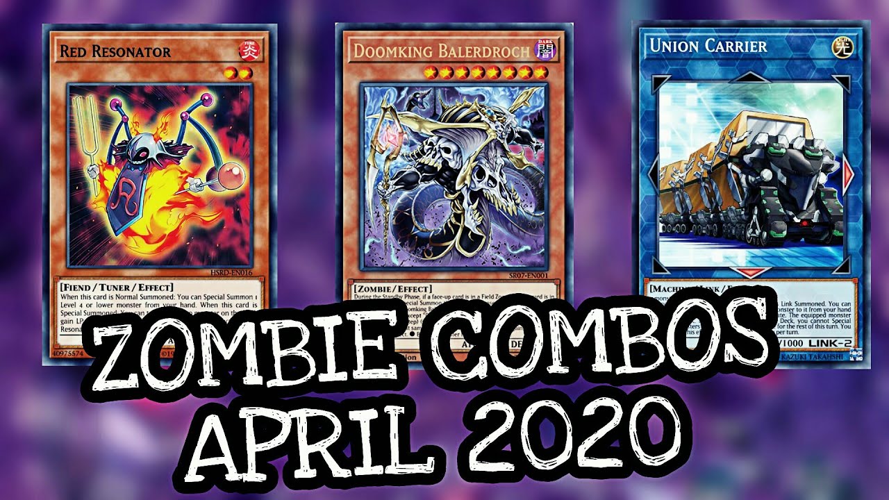 Yugioh! POWERFUL AND CONSISTENT Zombie 2 Card Combos April 2020