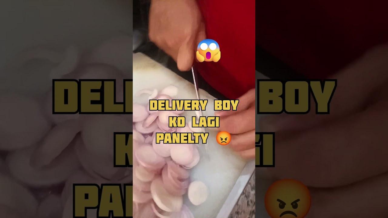 delivery boy 👲 ko lagi panelty 😡 cloud kitchen # zometo # minivlogs 