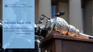 Columbia University Commencement 2020 - American Sign Language / Closed Captions
