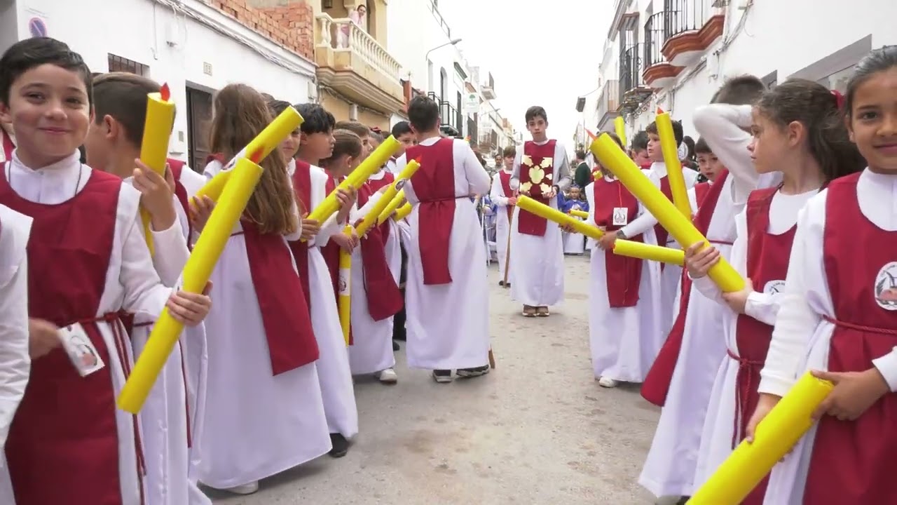 La Semana Santa se vive también en los colegios palaciegos