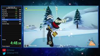 Super Battle Golf Snow Courses Speedrun (9:05)