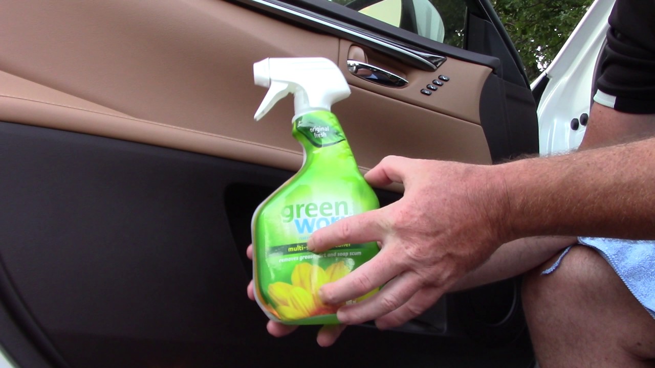 Interior Car Cleaning Spray DIY - Overthrow Martha