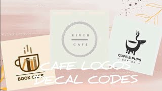 Cafe logo decal codes | Fantasy Builds