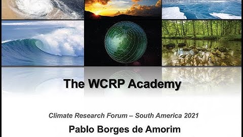 WCRP Academy Lighthouse Activity