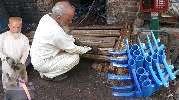 An Amazing Production Of Iron Turning Process Step By Step To Make Pickaxe Mass Production