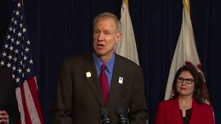 Gov. Bruce Rauner discusses priorities for spring legislative session