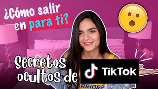 COMO CRECER EN TIKTOK, SECRETOS PARA SALIR EN PARA TI