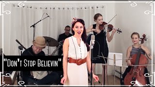 Don't Stop Believin' (Journey) — Trad Jazz Cover by Robyn Adele Anderson