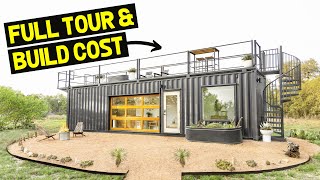 $150,000 PREFAB SHIPPING CONTAINER HOME! (Full Tour & Cost Breakdown)