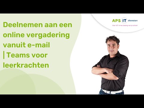 Deelnemen aan Teamsvergadering via een e-mail