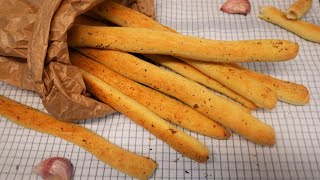 How to Make Grissini / Italian Breadsticks Recipe / Cook at home