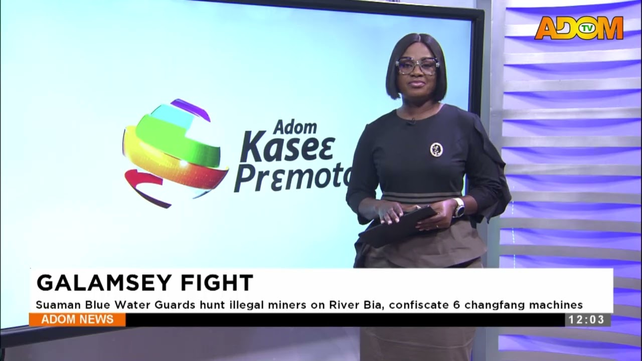 Suaman Blue Water Guards hunt illegal miners on River Bia, confiscate 6 changfang machines