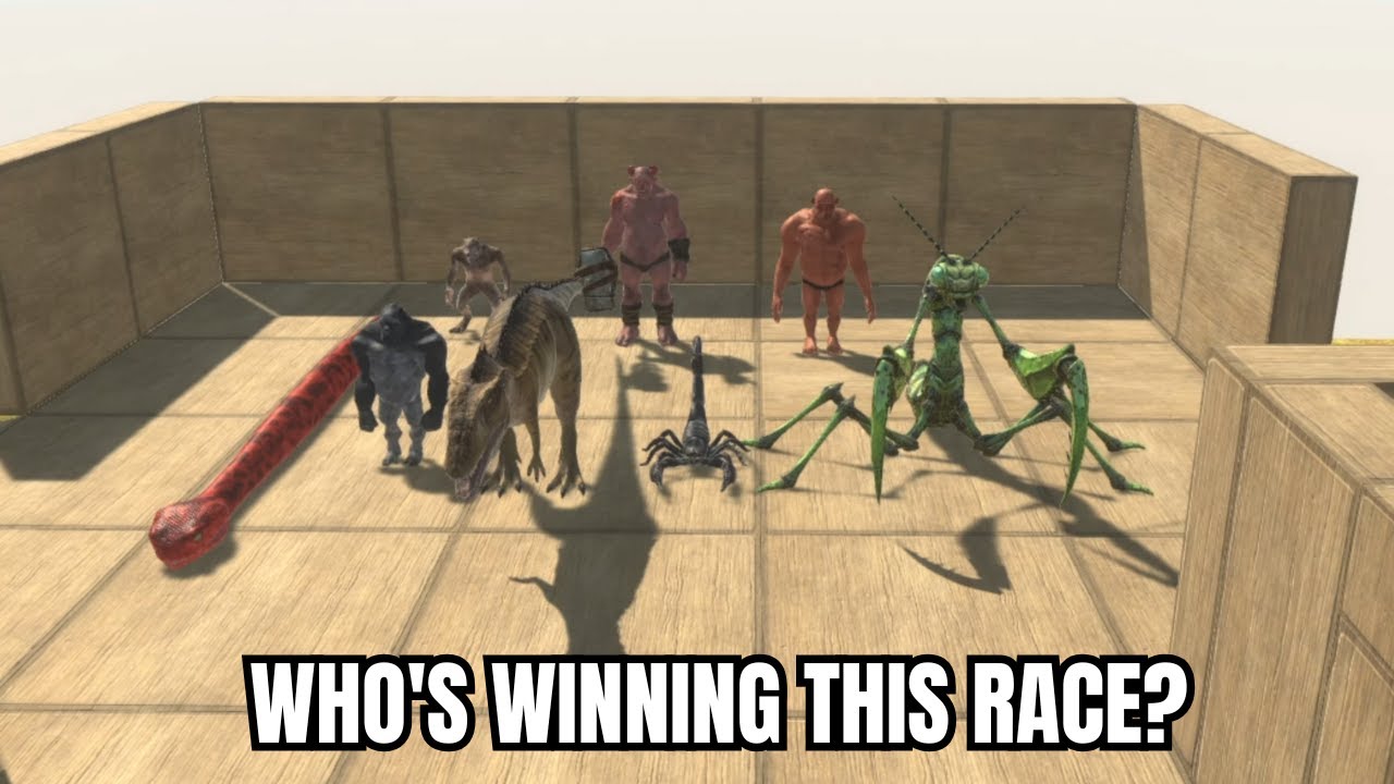Who's winning the race between these species? BEST TOURNAMENT - Animal Revolt Battle Simulator