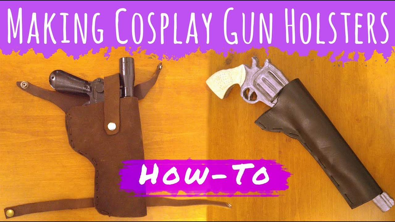 How To Make Cosplay Leather and Foam Gun Holsters (Lara Croft/Tomb