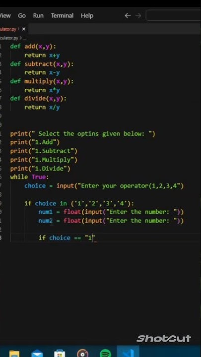 How to Create a Simple Calculator using Python Programming Language.# ...