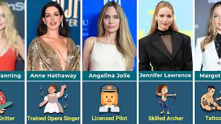 Shocking Hidden Talents of Beautiful Hollywood Actresses!