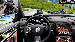 Euro Truck Simulator 2 - Volkswagen Touareg 7P [Steering wheel gameplay] screenshot 1