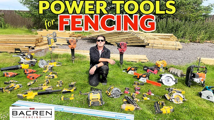 Must Have POWER TOOLS for FENCE & GATE Building | FENCING